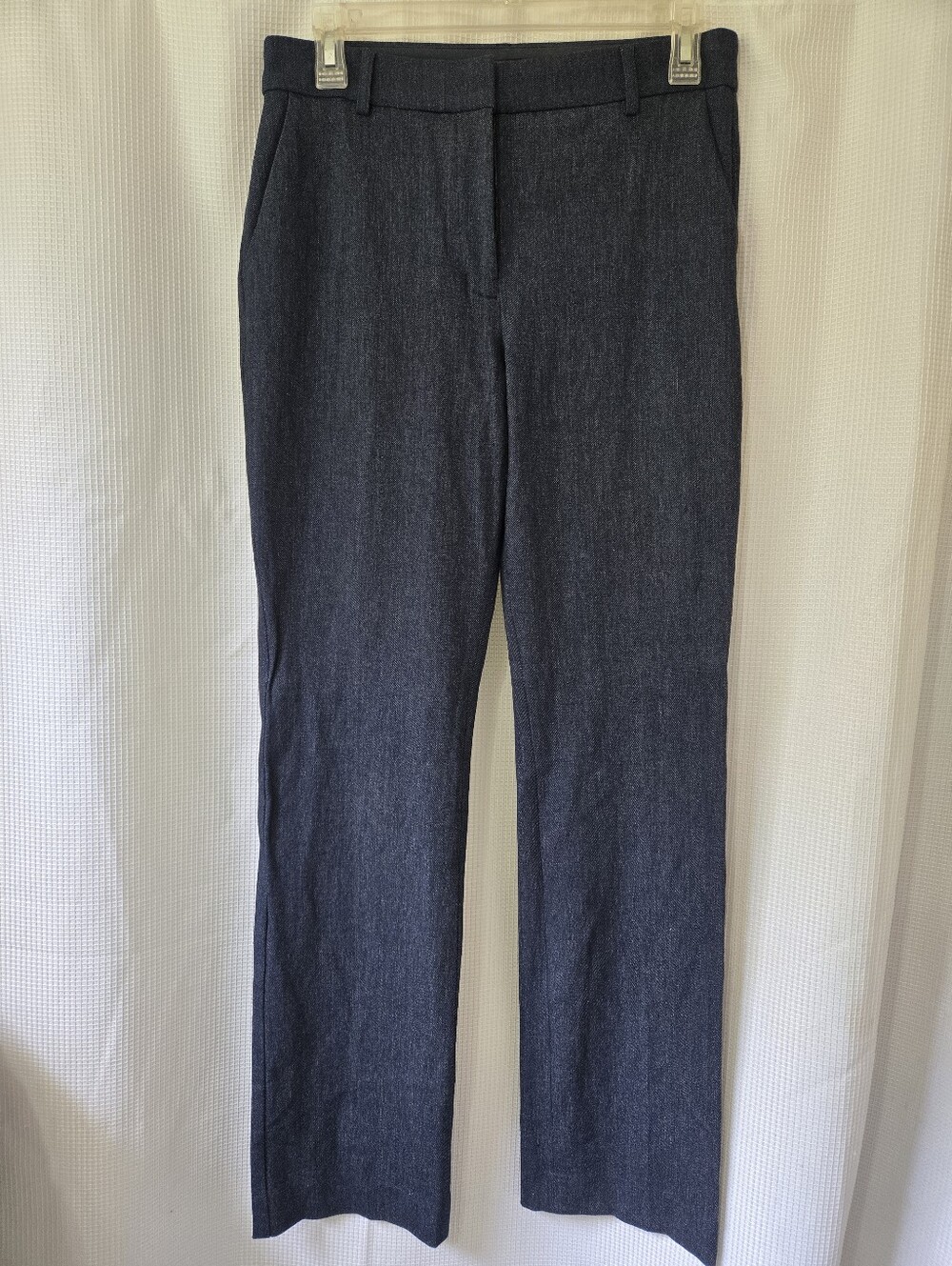 Express Women's Navy Straight-Leg Jeans